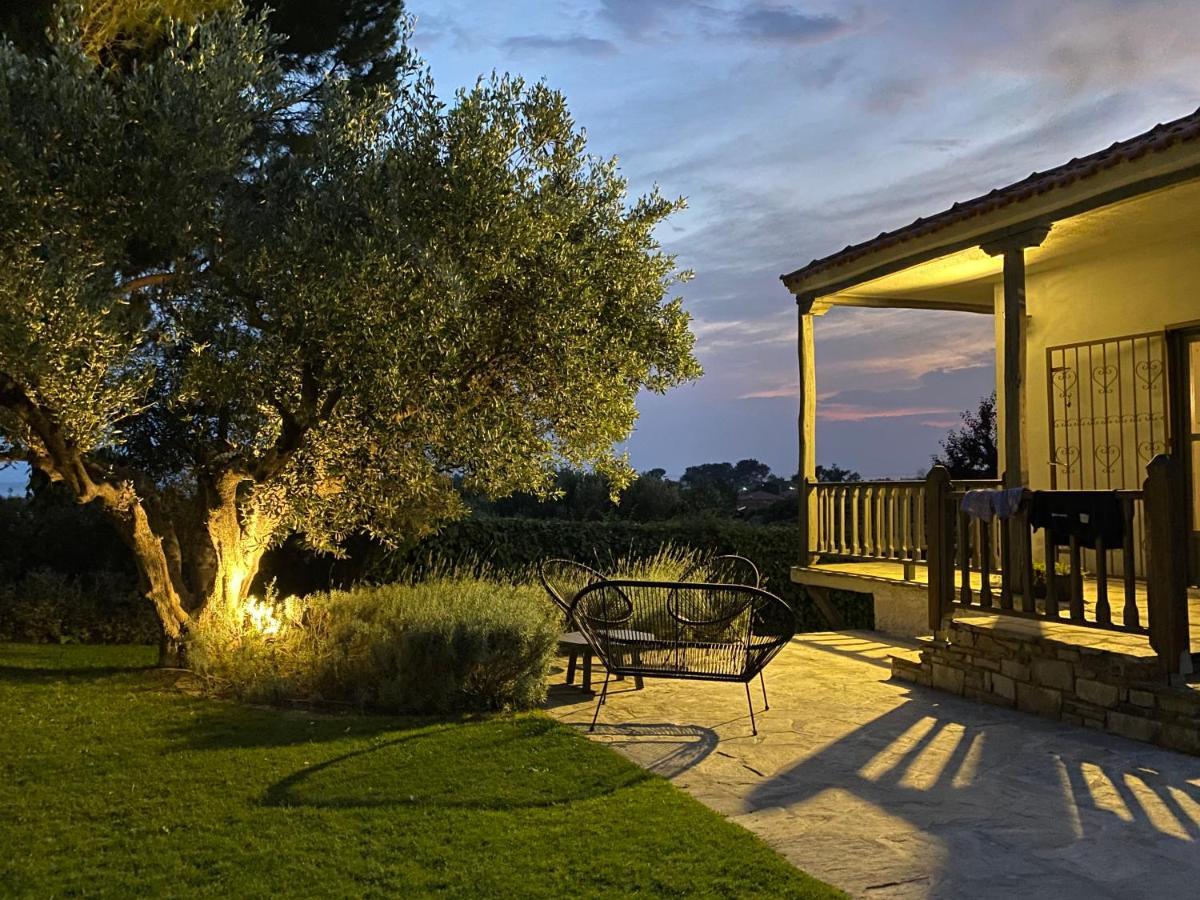 Sea View Villa In Olive Garden Nea Kallikrateia Exteriér fotografie