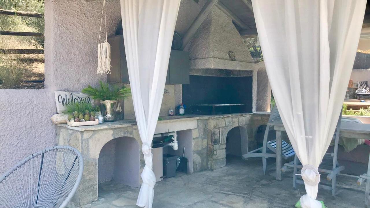 Sea View Villa In Olive Garden Nea Kallikrateia Exteriér fotografie