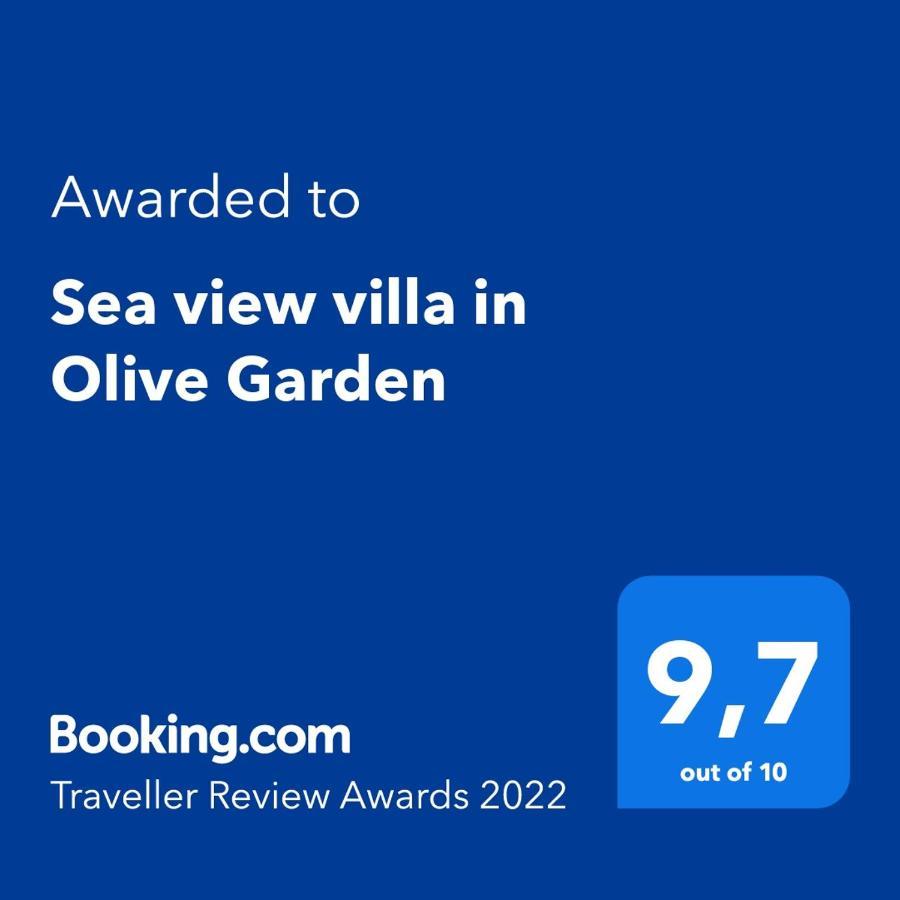 Sea View Villa In Olive Garden Nea Kallikrateia Exteriér fotografie