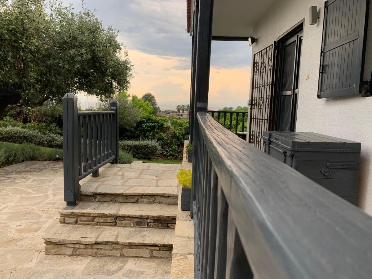 Sea View Villa In Olive Garden Nea Kallikrateia Exteriér fotografie