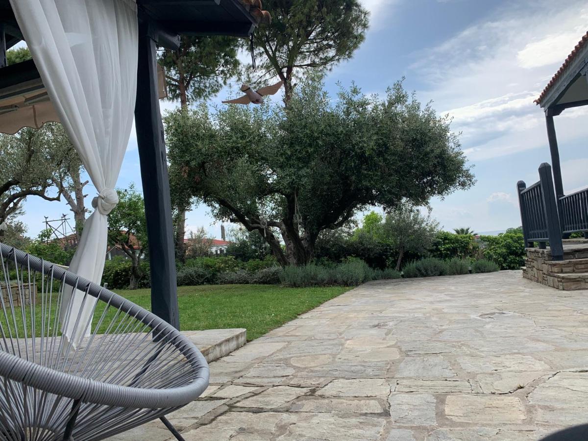 Sea View Villa In Olive Garden Nea Kallikrateia Exteriér fotografie