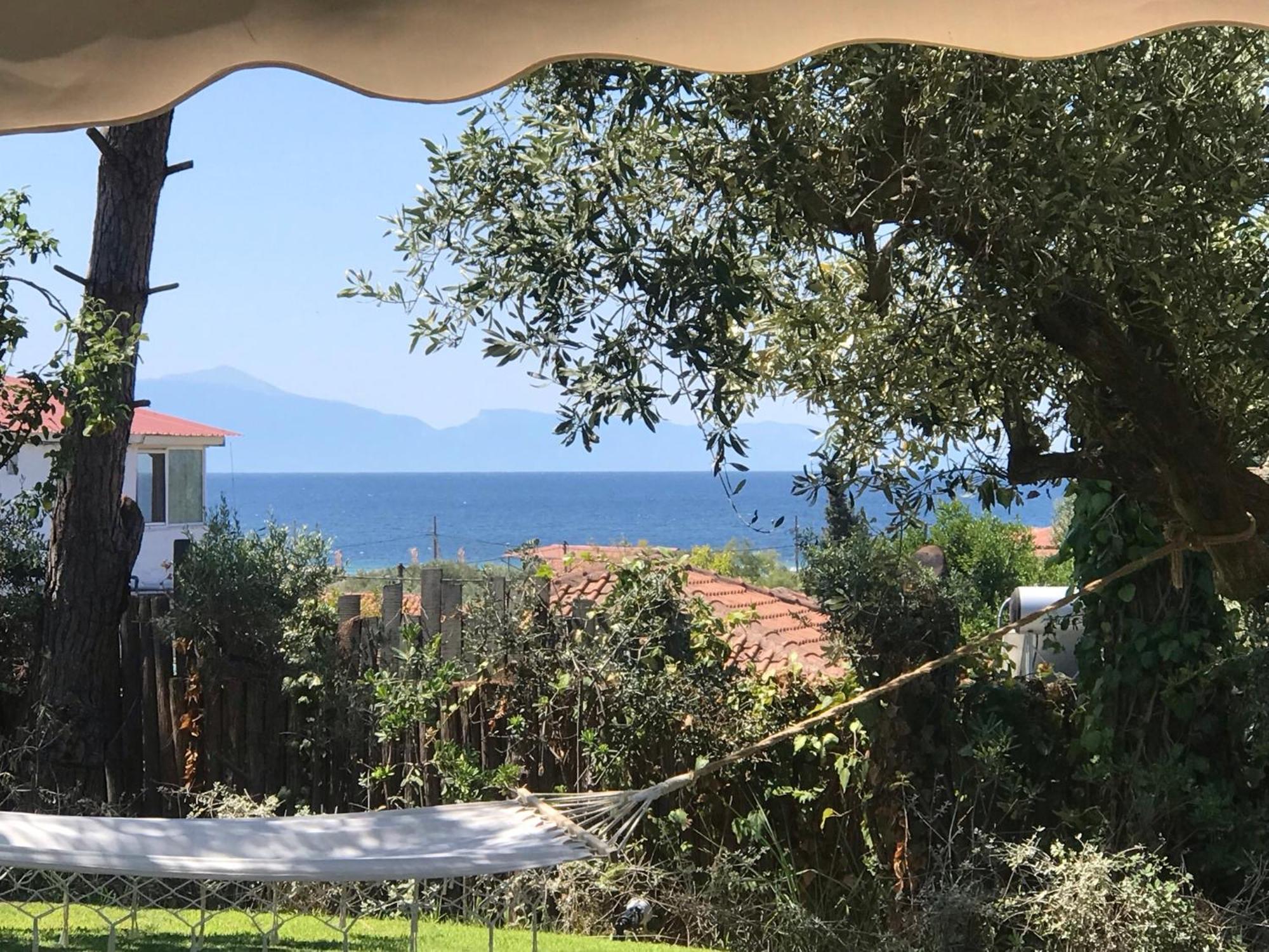 Sea View Villa In Olive Garden Nea Kallikrateia Exteriér fotografie