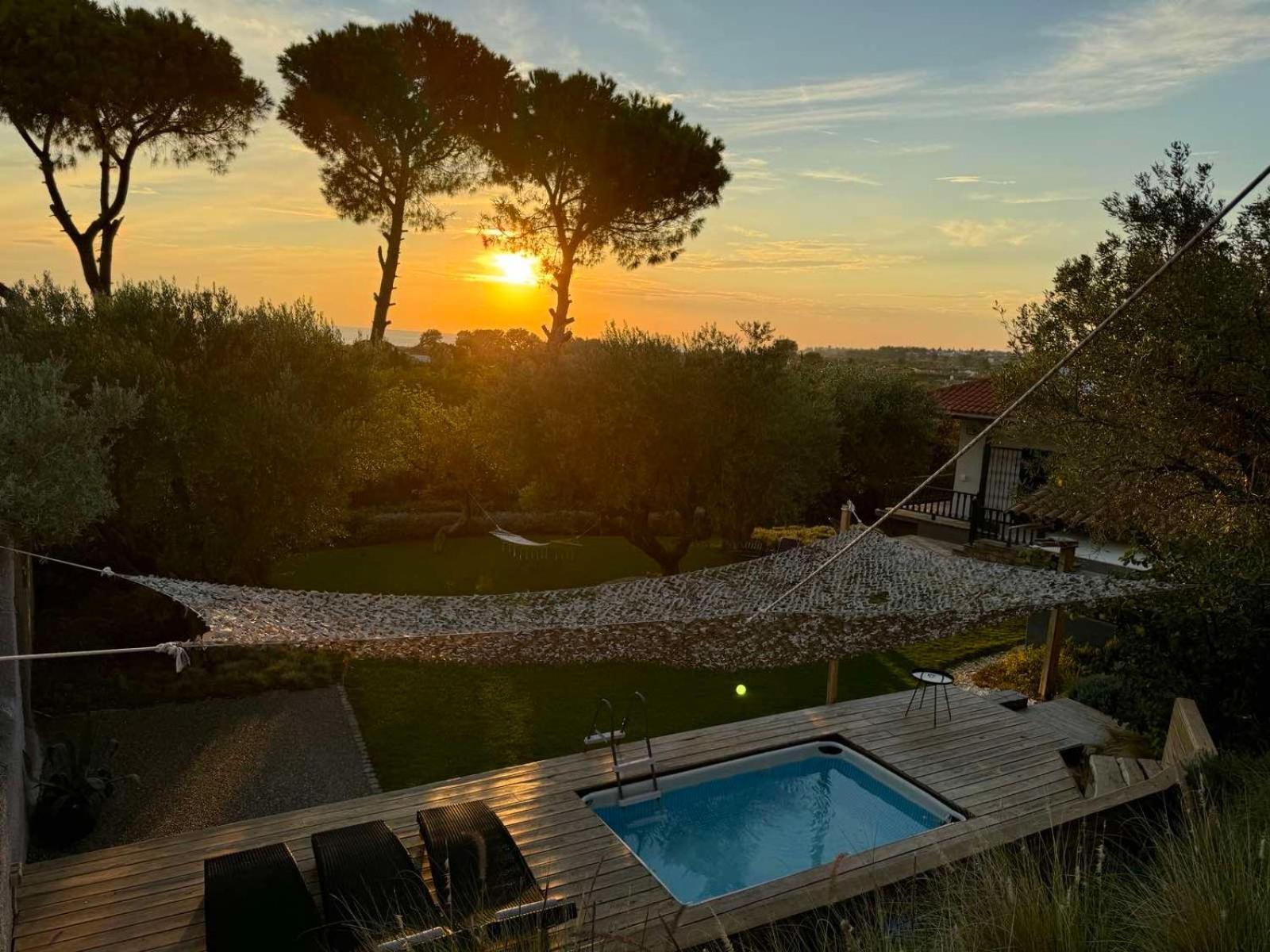 Sea View Villa In Olive Garden Nea Kallikrateia Exteriér fotografie